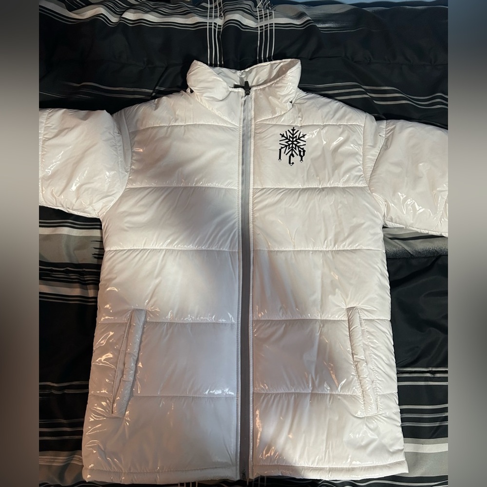 Forever Icy White Puffer Jacket